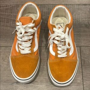 Vans Unisex Old Skool Shoe Marmalade Orange Men’s Size 6.5 Women Size 8.0